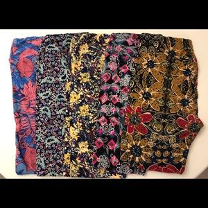 LulaRoe Bundle of 10 TC Leggings EUC